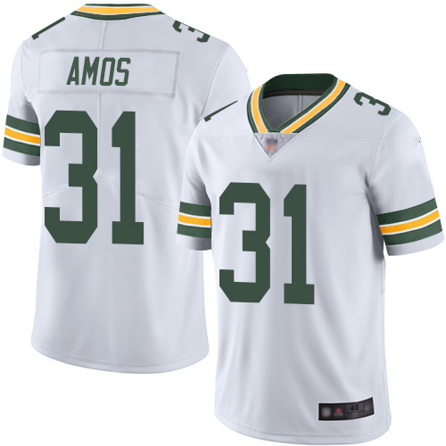 Green Bay Packers Limited White Men #31 Amos Adrian Road Jersey Nike NFL Vapor Untouchable